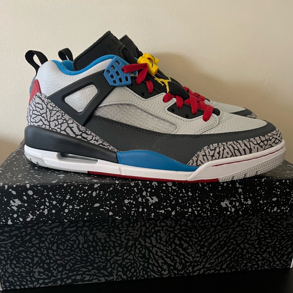 Nike Jordan Spizike Low Sneakers Grey/Varsity Maize IM7425-004 Men's Sz 11 BNIB - Picture 2 of 16